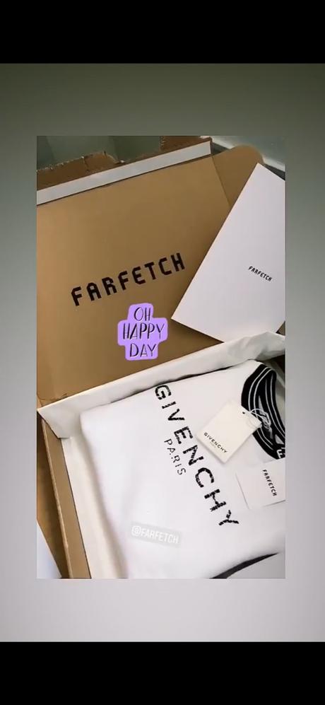 Biela givenchy mikina, xs