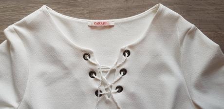 Tričko/top zn.camaieu s viazaním m, camaieu,m