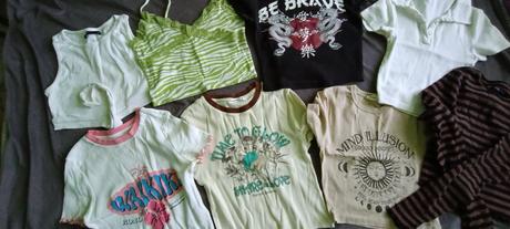 Tričká crop top xs, xs