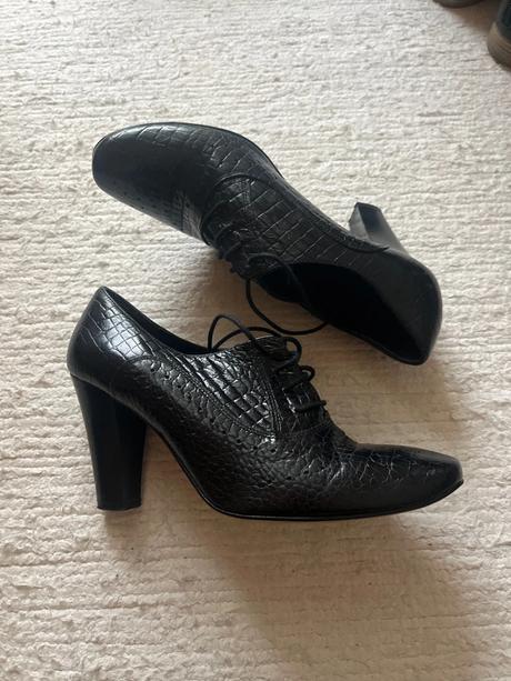 Lakované kožené topánky baldaccini, 36