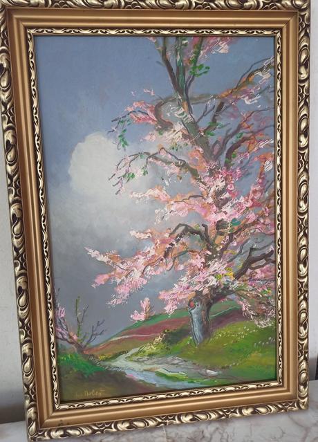 Ludvik dobeš obraz rozkvitnutý strom, 