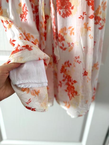 Krásne letné šaty od mexx s oranžovými a červenými, mexx,42