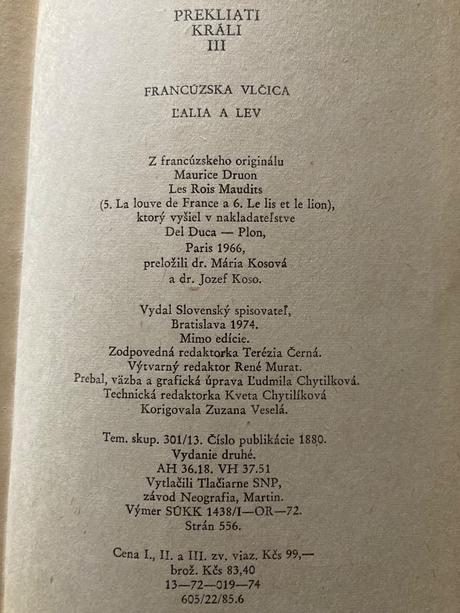 Prekliati králi iii. (1974), 