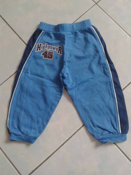 Modre teplaky, vel. 86, ergee,86