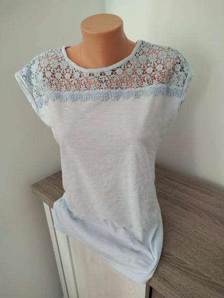 Tričko s krajkou m, l sadne, 