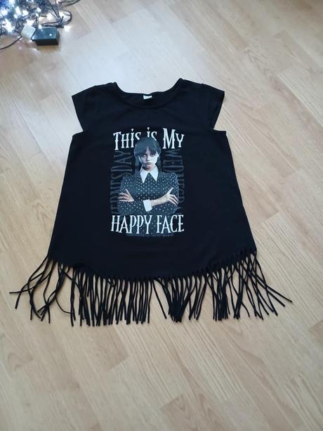 Letné tričko so strapcami wendsday, 158