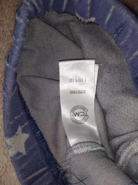 Velurove pyzamo, tchibo,110