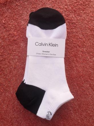 Calvin klein dámske ponožky 3 páry veľkosť 37-41, calvin klein,37 / 38 / 39 / 40 / 42