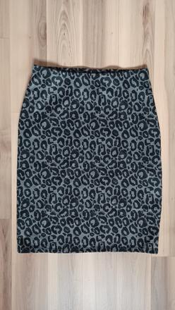 Sukňa na gumu s leopardím vzorom, 36