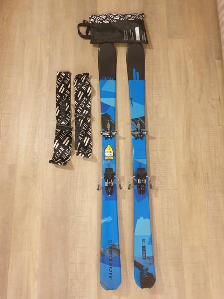 Detske skialpové lyže hagan boost jr 135cm + pasy, 130-139 cm
