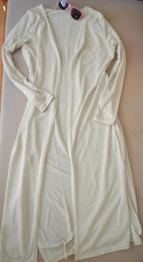 Sexi midi kardigán s rozpárkami xs/m,