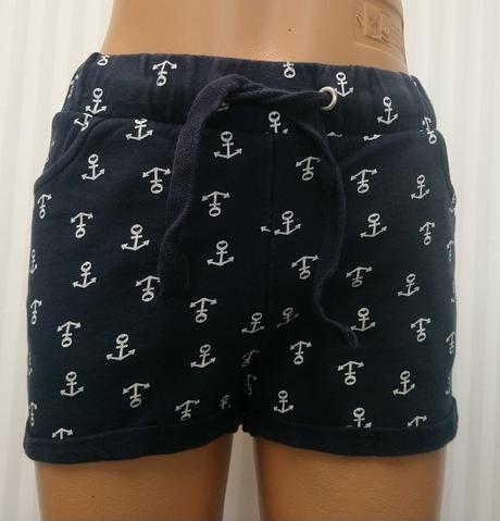 Dámske tmavo modré šortky, vzor, nkd, xs, nkd,xs