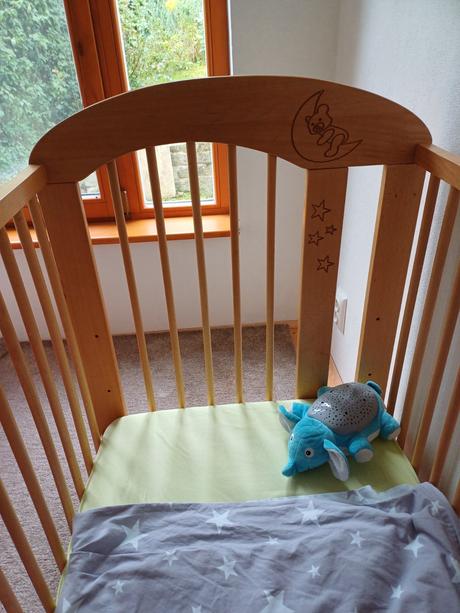 Detská postieľka 120x60cm vrátane matraca, šírka (cm): 120,dĺžka (cm): 60