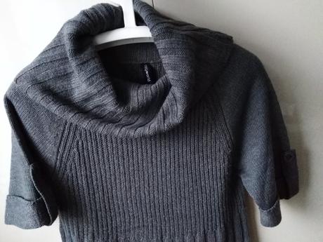 Zb teplé rolákové šaty, takko,m