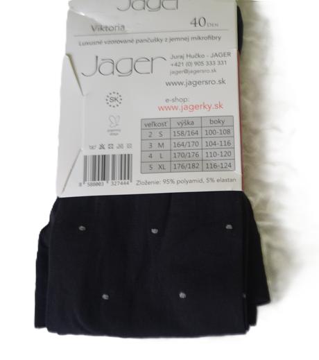 Jager viktoria, pančušky 40den, veľ.l, l