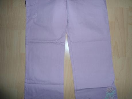 Ruzove dievcenske nohavice, 140