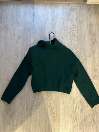 Zelená croptop mikina, gate,s