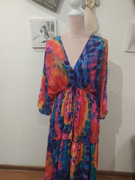 Šaty v štýle boho, l / m / s