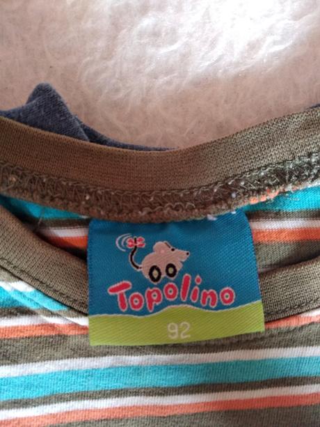 6ks detské letné tričká, topolino,92