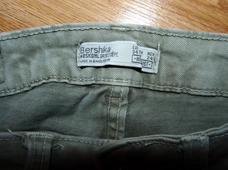 Do pásu, bershka,34