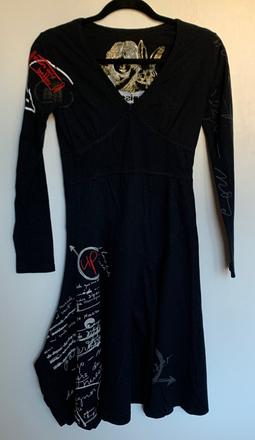 Desigual čierne dámske šaty, desigual,m