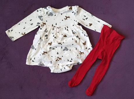 Vianocne body a saty v 1, h&m,62