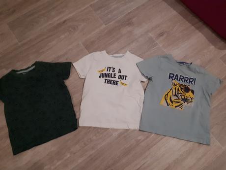 3 trička, lupilu,98