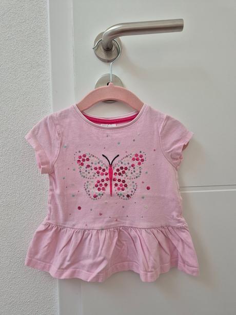 Tričko s krátkym rukávom f&f (veľ. 80), f&f,80