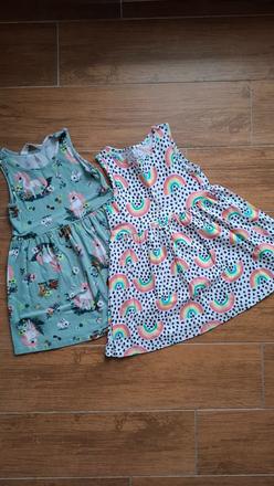 Letné šaty 2ks, h&m,104