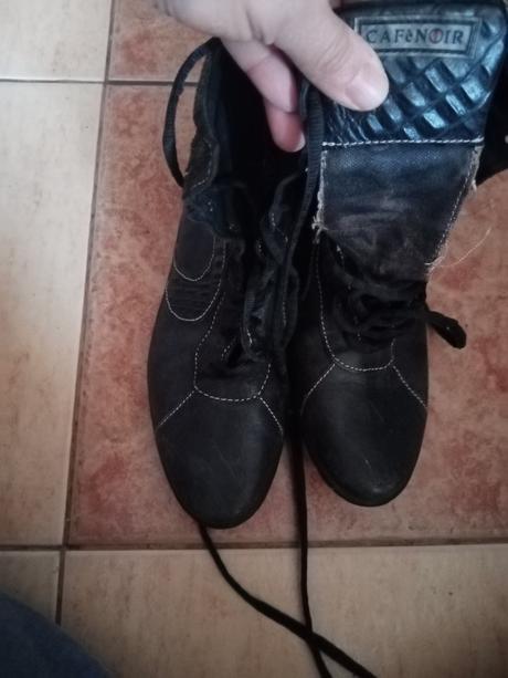 Dámske vyvisene botasky čižmy, 38