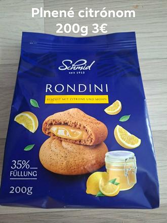 Rondini citronove 200g, 