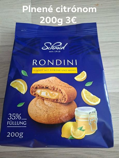 Rondini citronove 200g,