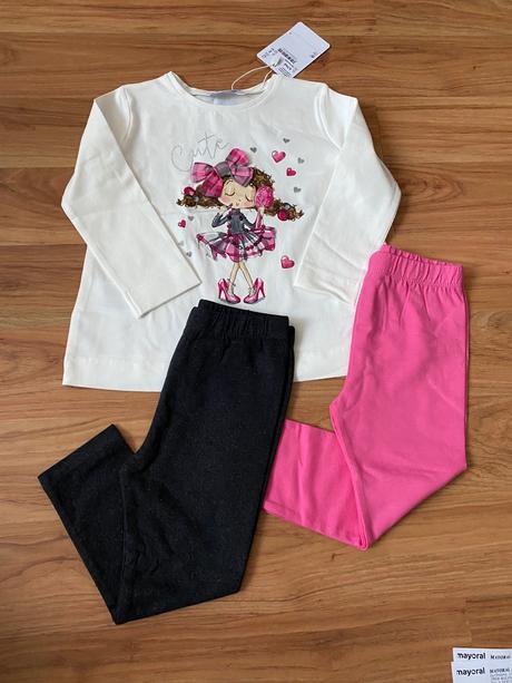 Set 2ks leginky a tricko, mayoral,92