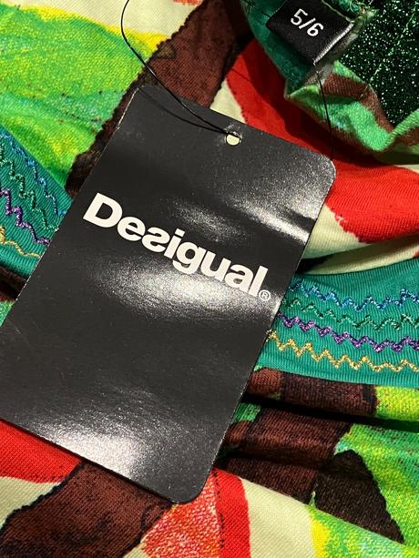 Dievčenské šaty krátky rukáv desigual (5-6 r.), desigual,116