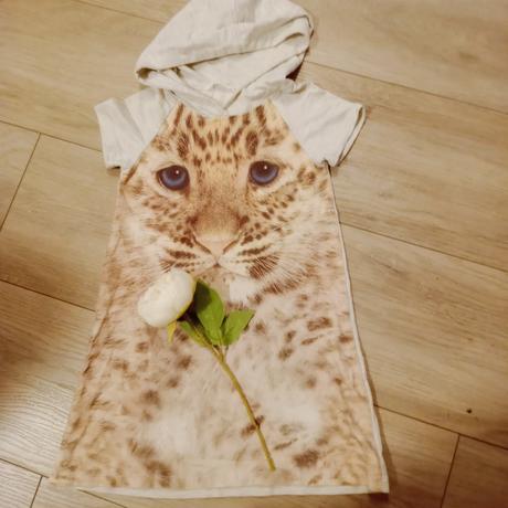 Mikinove maxi šaty, h&m,110