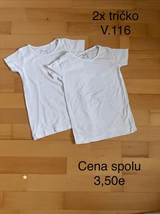 2x tričko, 116