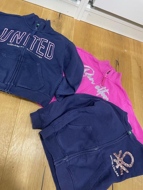 Mikiny benetton 110/5 rokov, benetton,110