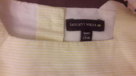 Set blúzka a čelenka pre bábätko, sergent major,62