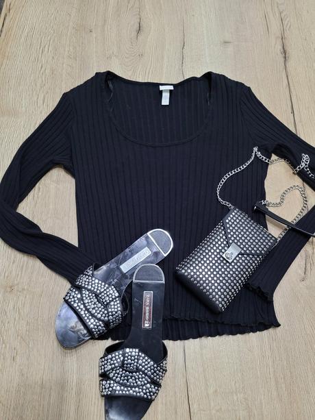 Tričkový top h&m, h&m,m