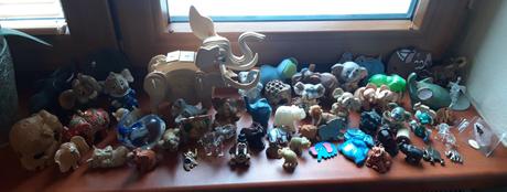 Zbierka slonov 60 ks, 