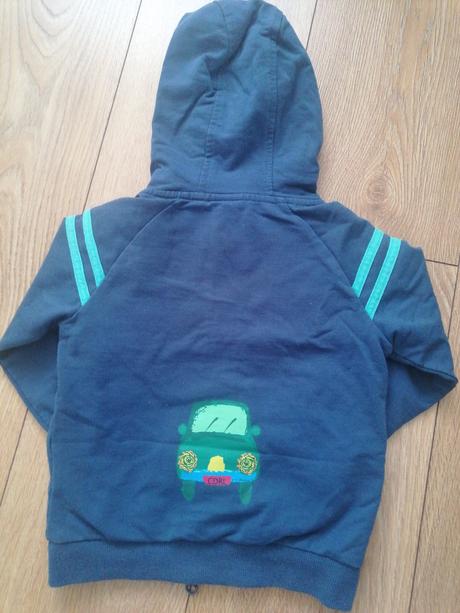 Mikina na zips s kapucňou a body, coccodrillo,92