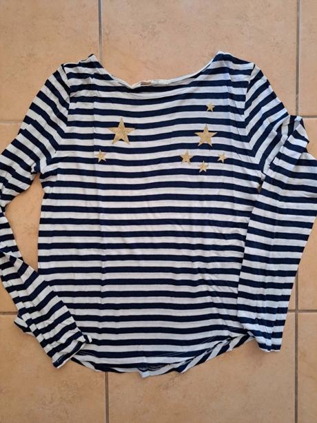 Tričko s  hviezdami, h&m,146