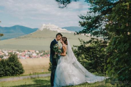 Princeznovské svadobné šaty xs-s, xs