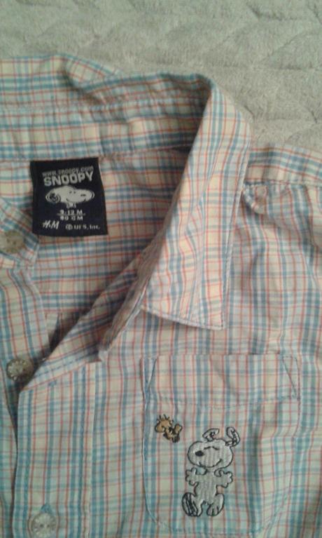 Košeľa snoopy, h&m,80