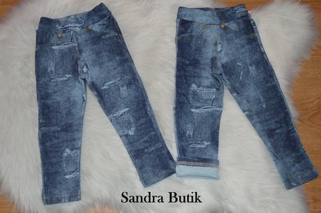 Detské zateplené bavlnené legíny, 86 - 176