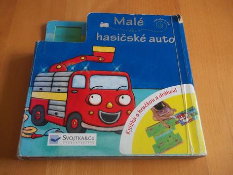 Knižka - malé hasičské auto,