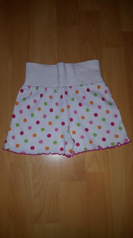 Bodkované šortky- top stav, baby service,80