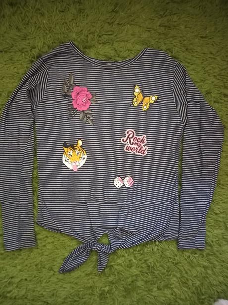 Dievčenské tricko, h&m,146