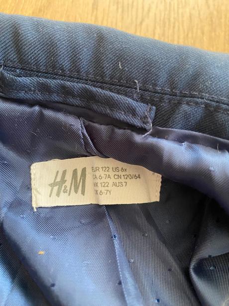 Detské sako, h&m,122