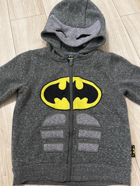 Zateplena mikina s kapucnou batman, 110